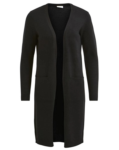 Vila - Viril Long Strick Cardigan - Black